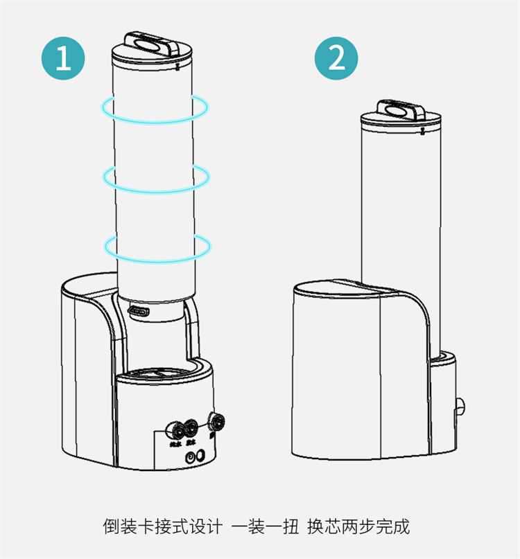 傢(jia)樂事一(yi)顆芯淨水器(qi)F1011産(chan)品(pin)介紹